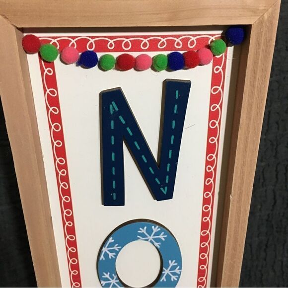 NWT "NOEL" Word Christmas Decor - Picture 2 of 6